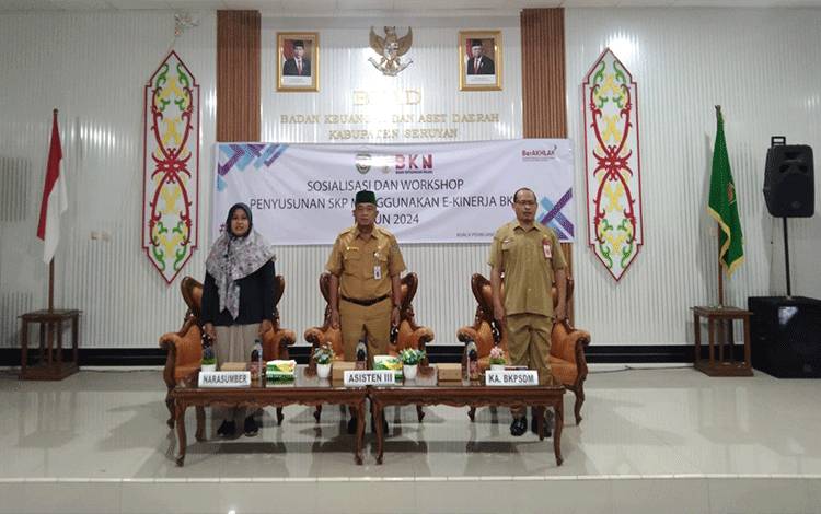 Pemkab Seruyan Sosialisasi Penyusunan SKP e-Kinerja