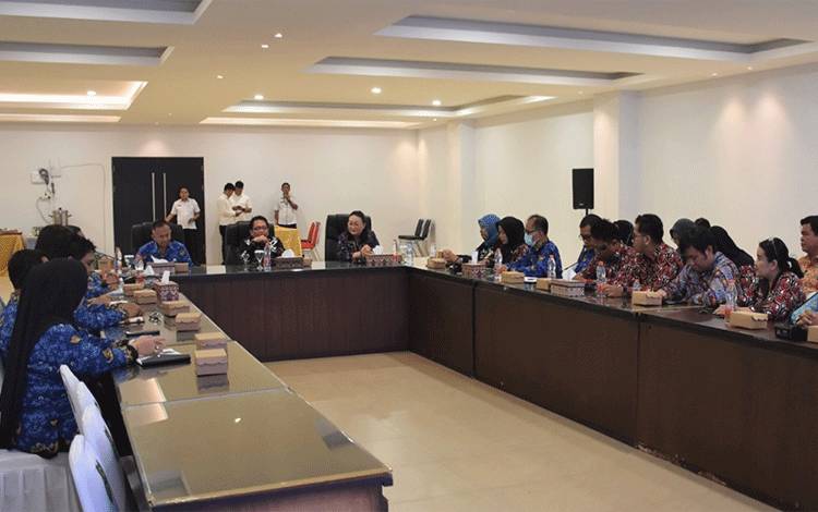 Pemkab Kapuas Terima Audiensi Kepala Perwakilan BKKBN Kalteng