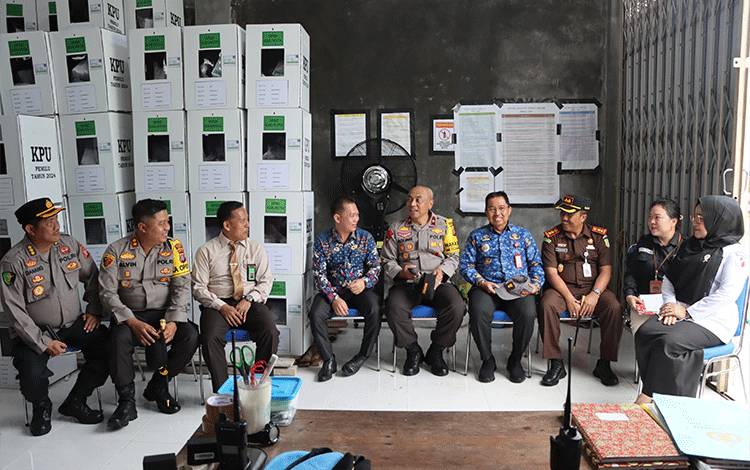 Wakapolda Kalteng Tinjau Gudang Logistik KPU Sukamara?