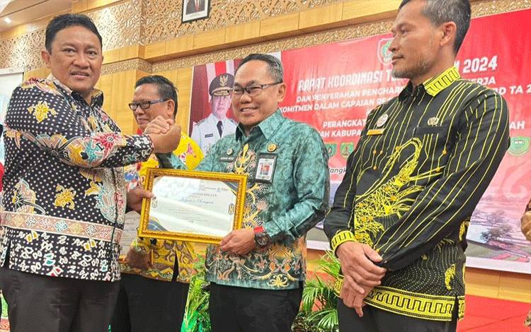 Pemkab Seruyan Raih Penghargaan Kinerja Terbaik Penyaluran DAK Fisik 2023