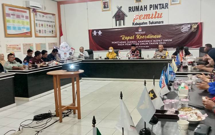 Asisten II Setda Sukamara: Rakor Penetapan Jadwal Kampanye Sebagai Wadah Informasi Bagi Parpol