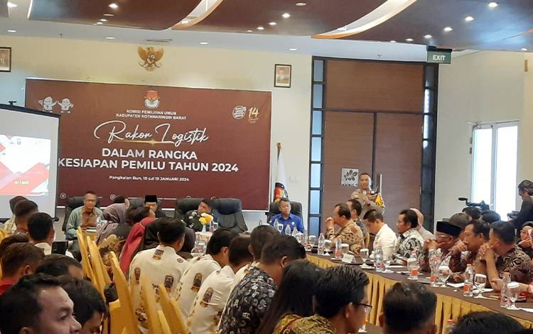 Polres Kobar Siap Kawal Pendistribusian Logistik Pemilu 2024
