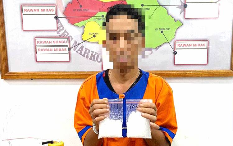 Polres Barito Utara Tangkap Bandar Sabu di Barut dengan Barbuk Hampir 2 Ons