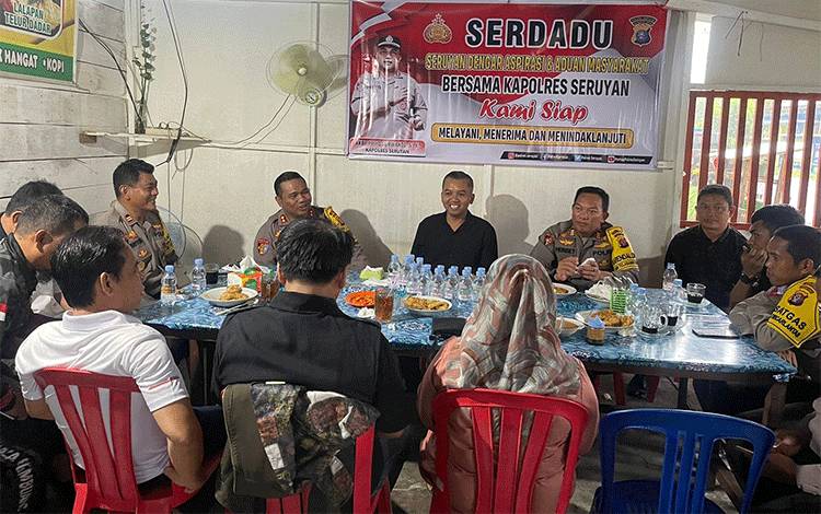 Kapolres Seruyan Undang Tokoh Masyarakat Dalam Jumat Curhat