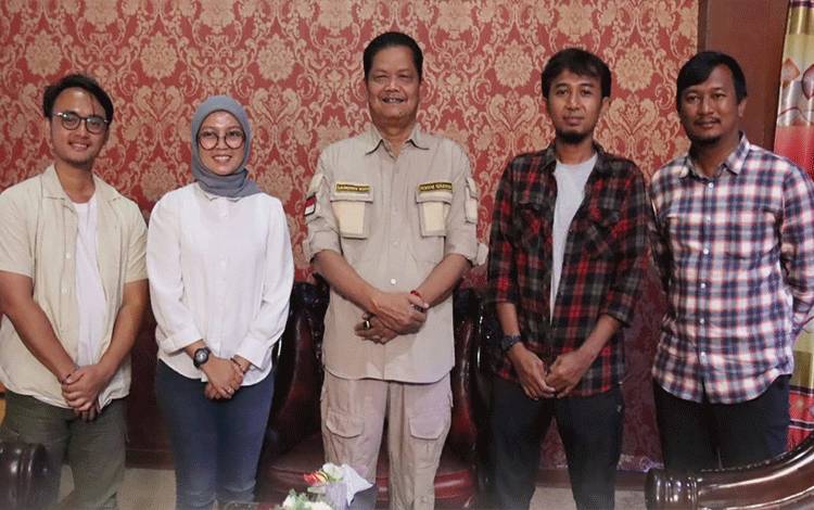 Pj Bupati Seruyan Terima Kunjungan Tim CNN Indonesia TV