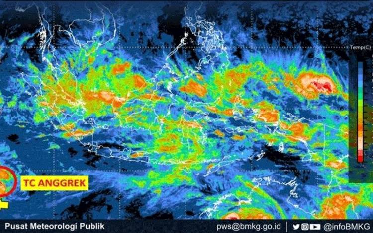 BMKG: Siklon Tropis Anggrek Menjauhi Wilayah Indonesia