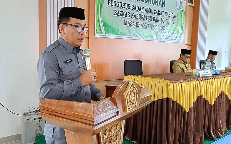 Kepala Kemenag Barito Timur Harap Pengurus Baznas Segera Laksanakan Tugas