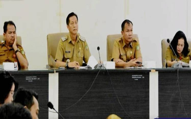 Pj Bupati Barito Utara Ikuti Rakor Pengendalian Inflasi