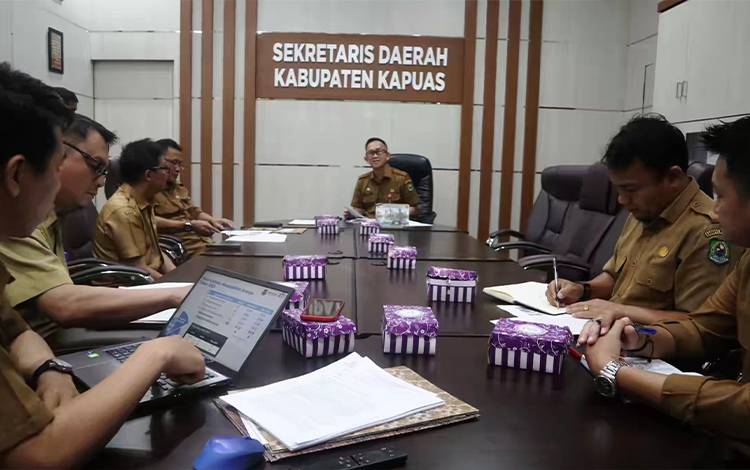Pemkab Kapuas Gelar Rapat Sistem Akuntabilitas Kinerja Intansi Pemerintah