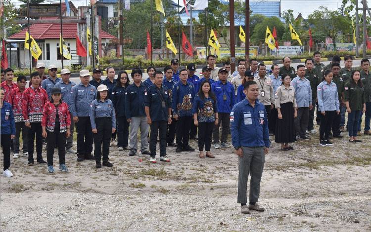 KPU Gunung Mas Gelar Apel Kesiapan Pemilu hingga Bimtek Aplikasi Sirekap