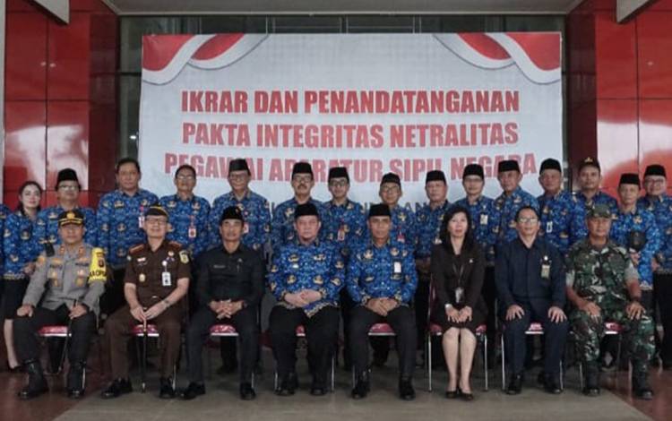 ASN di Katingan Ucapkan Ikrar Netralitas Jelang Pemilu