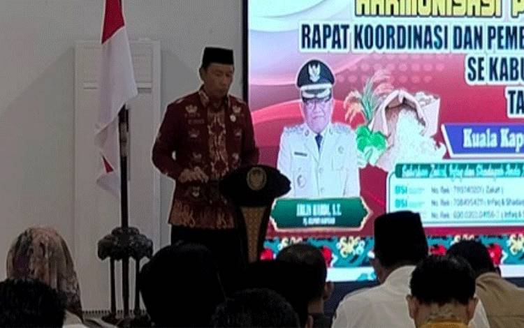 Hadiri Rakor dan Pembinaan Baznas, Ini yang Disampaikan Kepala Kemenag Kapuas