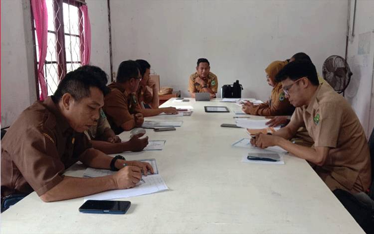 ASN Kecamatan Kapuas Kuala Ditekankan Pentingnya Penyelesaian Entry E-Kinerja