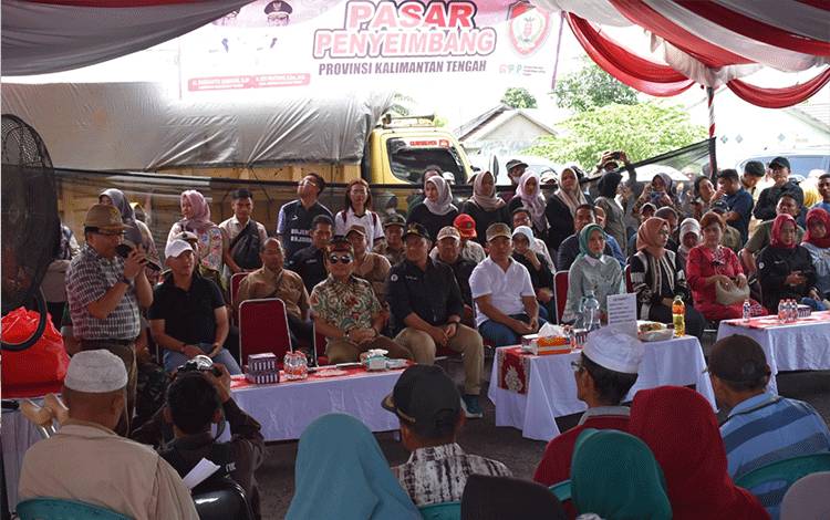Pj Bupati Apresiasi Pemprov Kalteng Gelar Pasar Penyeimbang di Kapuas