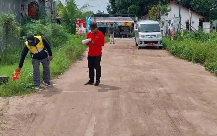 Disperkimtan Palangka Raya Survey Lokasi Peningkatan Jalan Lingkungan di 9 Titik