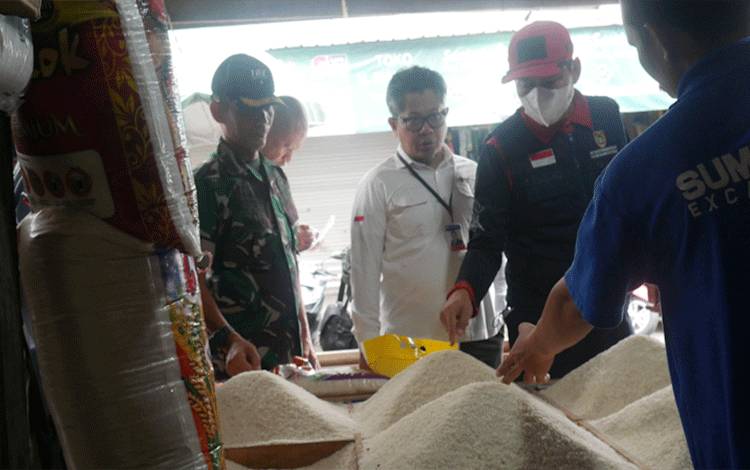 Stok Pangan Kalteng Aman, 5.389 Ton Beras Tersedia