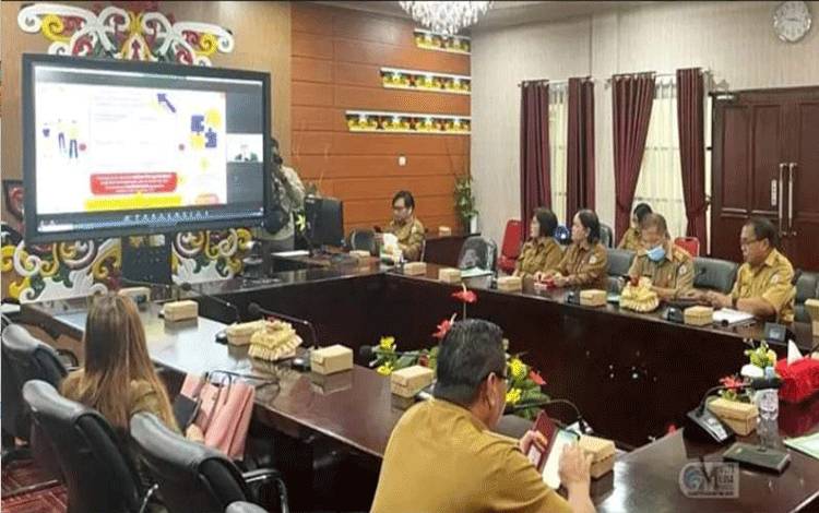 Ikuti Sosialisasi Sistem Informasi Arsitektur SPBE V2, Pj Sekda Murung Raya: Memastikan Percepatan Transformasi Digital