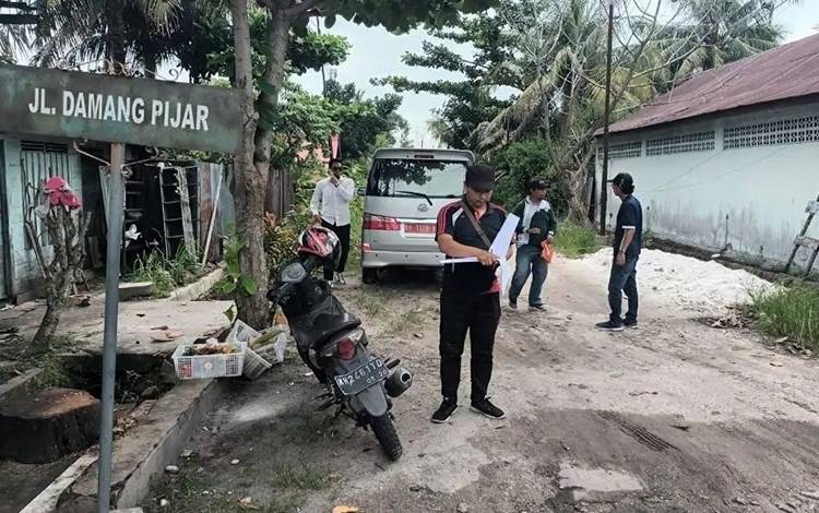 Disperkimtan Palangka Raya Survei Peningkatan Jalan di Sejumlah Titik