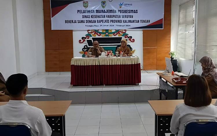 Dinkes Seruyan Gelar Pelatihan Manajemen Puskesmas