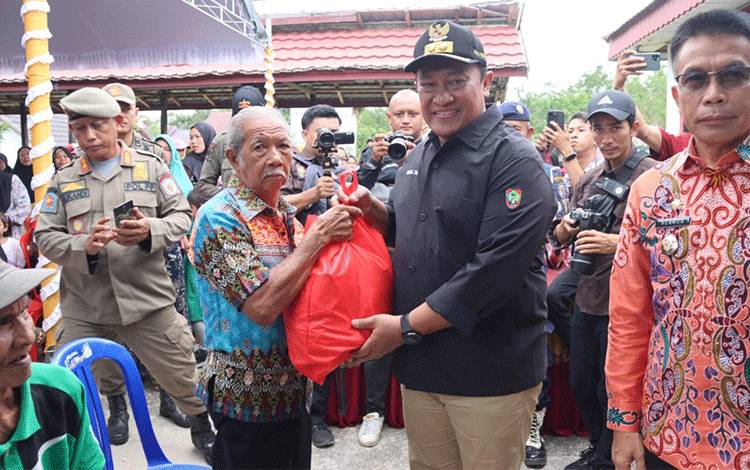 Pasar Penyeimbang Kalteng Lanjut di Kecamatan Laung Tuhup Mura
