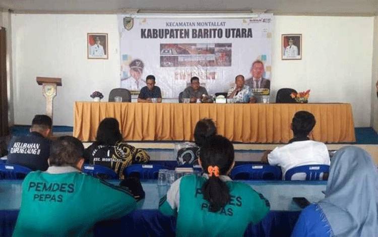 Dinas Nakertranskop UKM Barito Utara Sosialisasi Ketenagakerjaan