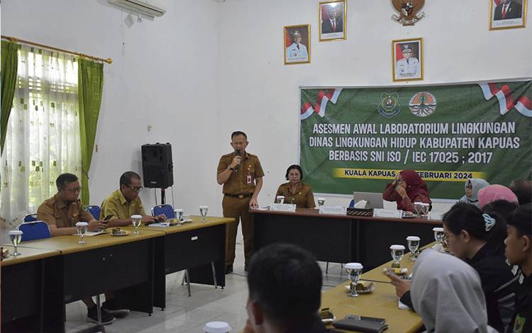 Laboratorium Lingkungan DLH Kapuas Dilakukan Assesmen Awal Lab Berbasis SNI