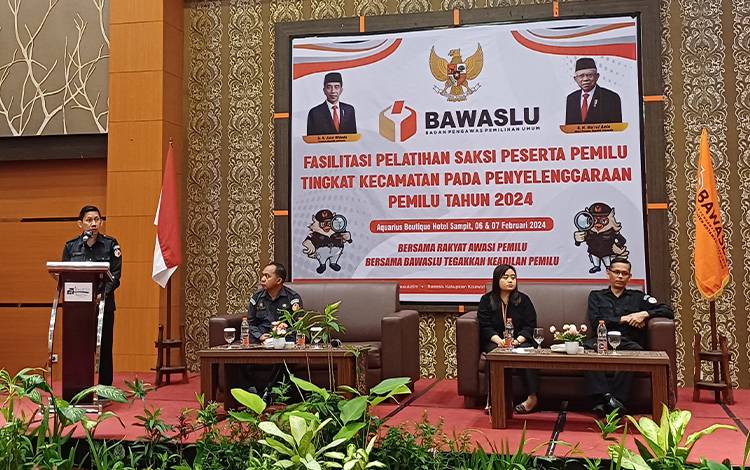 Bawaslu Kotim: Saksi TPS Bisa Ajukan Keberatan Tapi Tidak Bisa Menghentikan Proses Pemungutan