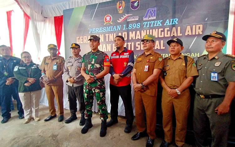 Pemkab Barito Utara Apresiasi Kodim 1013 Muara Teweh dan Perusahaan Bantu Sumur Bor