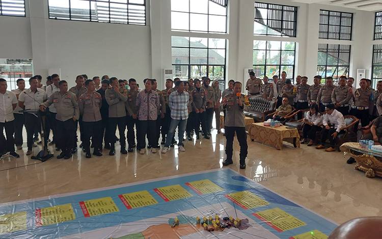 Polres Kapuas Gelar TFG Persiapan Pengamanan Pemilu