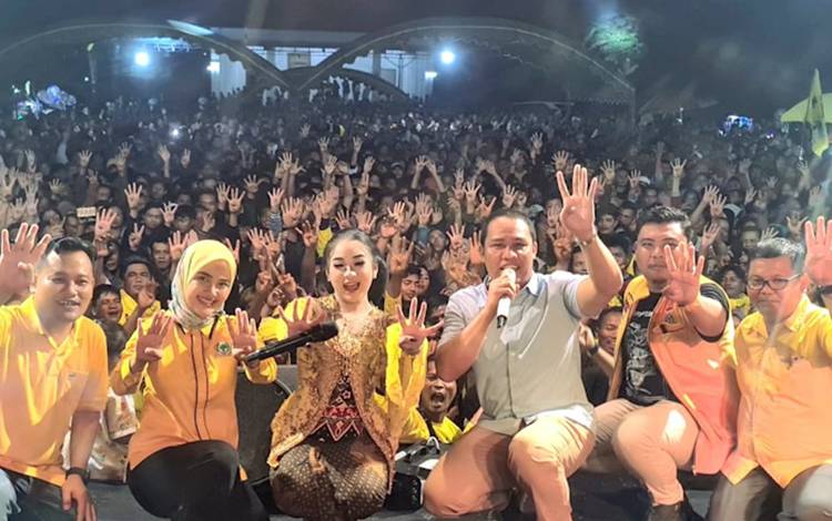 Ribuan Masyarakat Hadiri Kampanye Partai Golkar di Lamandau