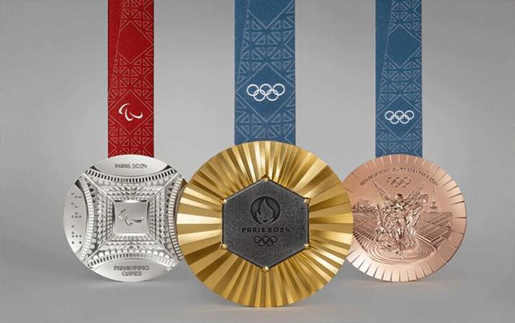 Medali Olimpiade Paris Terbuat dari Potongan Logam Menara Eiffel