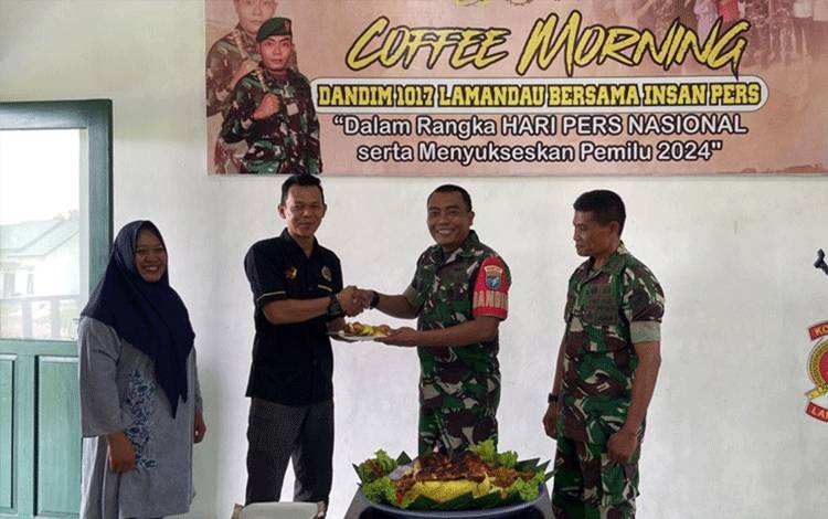 Peringati HPN, Dandim Lamandau Sebut Peranan Pers Sangat Penting dan Strategis