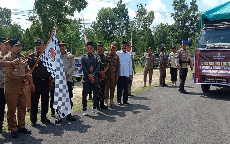 Logistik Pemilu 2024 di Sukamara Disitribusikan