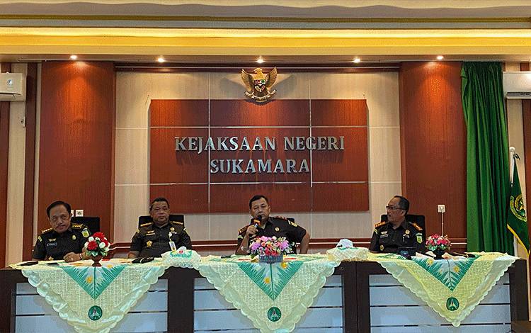 Kajati Kalteng Sidak Kinerja Kejaksaan Negeri Sukamara