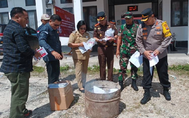 Wakil Bupati Gunung Mas: Pemusnahan Surat Suara untuk Menjamin Tidak Ada Kecurangan