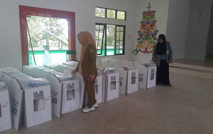 Pendistribusian Logistik Pemilu di Kalampangan Berjalan Aman dan Lancar