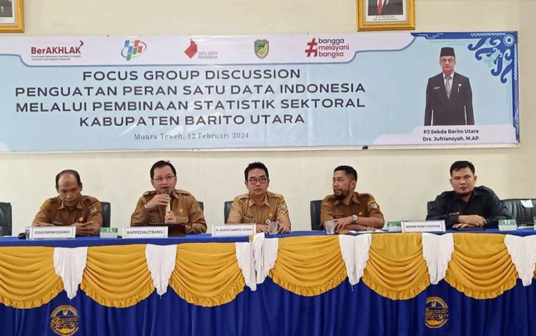 Pemkab Barito Utara Laksanakan Kegiatan Forum Satu Data Indonesia