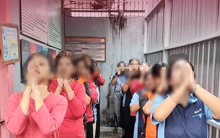 WBP Perempuan Rutan Kuala Kapuas Rutin Ikuti Senam Bersama