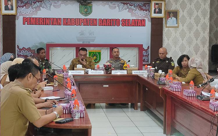 Pemkab Barito Selatan Evaluasi Pascapenanganan Banjir