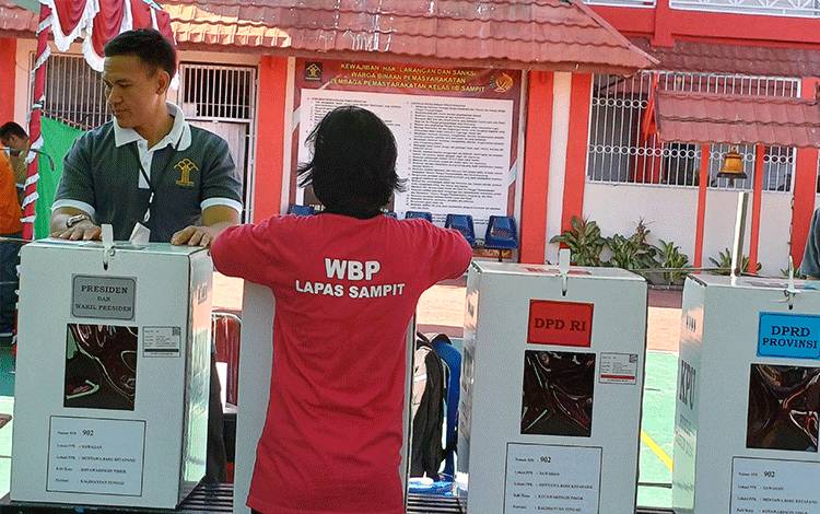 Pesta Demokrasi Dibalik Jeruji Besi, Ratusan WBP Lapas Sampit Gunakan Hak Pilih?