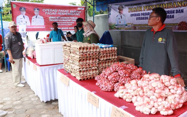 Pemprov Kalteng Rutin Laksanakan Gerakan Pangan Murah