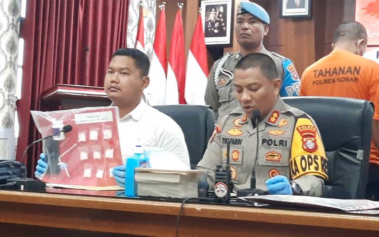 Seorang Pengedar Sabu Ditangkap Polres Kobar