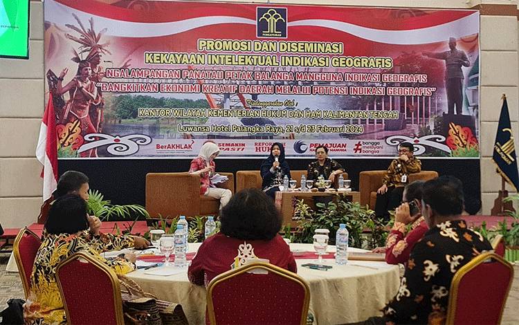 Dinas TPHP Kalteng Dukung Penguatan Kekayaan Intelektual