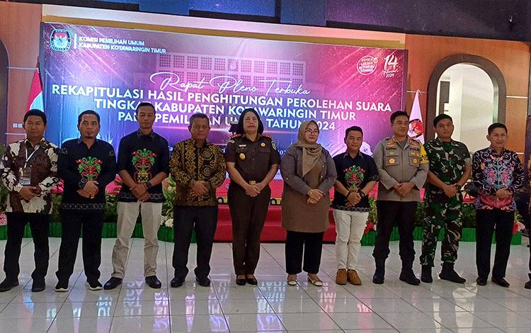 Polres Kotim Amankan Rapat Pleno Terbuka Rekapitulasi Tingkat Kabupaten?