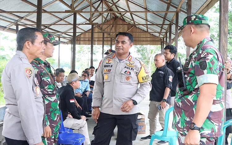 Kapolres Barito Timur Pantau Pelaksanaan PSU dan PSL Pemilu 2024