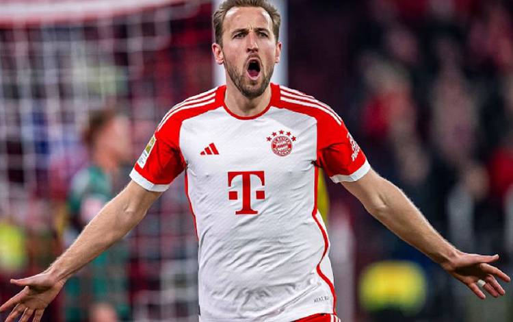 Dua gol Harry Kane Bantu Bayern Muenchen Menang atas RB Leipzig