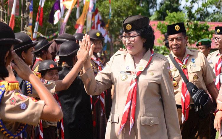 Pj Bupati Lamandau Buka Perkemahan KBLPP Ke-VIII