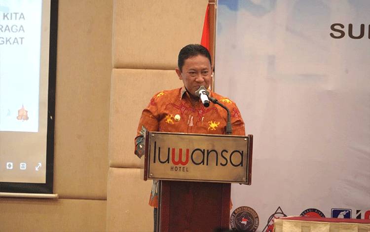 Wagub Kalteng Harap KORMI Kembangkan Olahraga Masyarakat Kalteng  ?