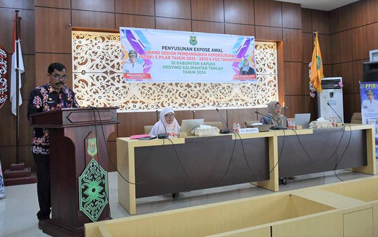 Penyusunan GDPK 2025 - 2050 di Kapuas Sebagai Komitmen Prioritas Pembangunan Kependudukan
