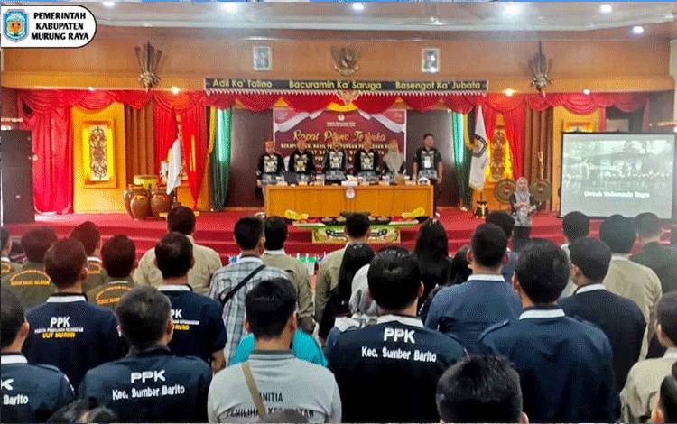 Gelar Pleno Rekapitulasi Suara, Ini Kata Ketua KPU Murung Raya